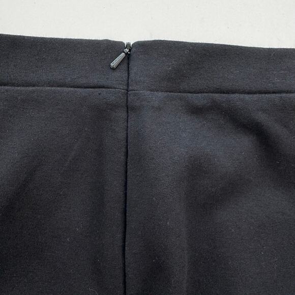Talbots Stretch Wide Tapered Leg Pants Cotton Blend in Black | 2X NWT Vintage - Picture 5 of 11